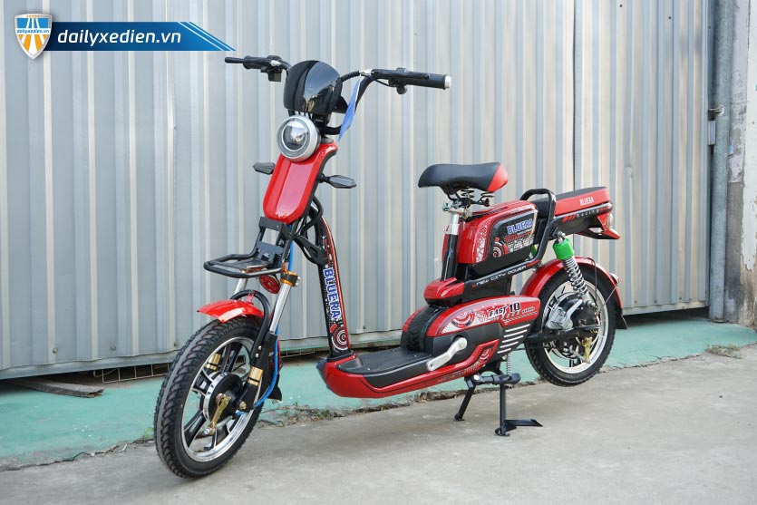 Xe đạp điện Bluera Fast 10 màu đỏ tươi