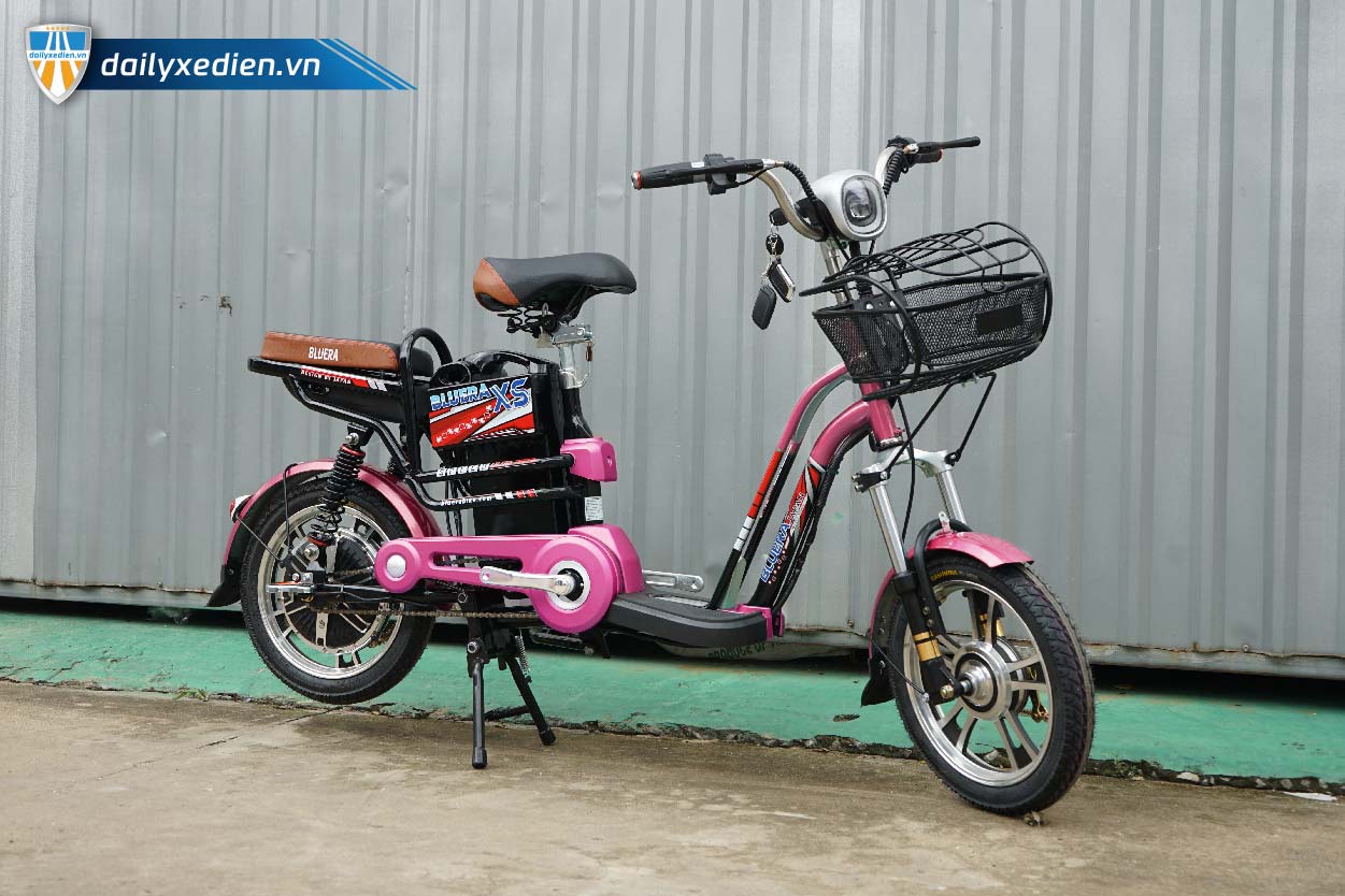 Xe đạp điện Bluera XS 2022 hồng