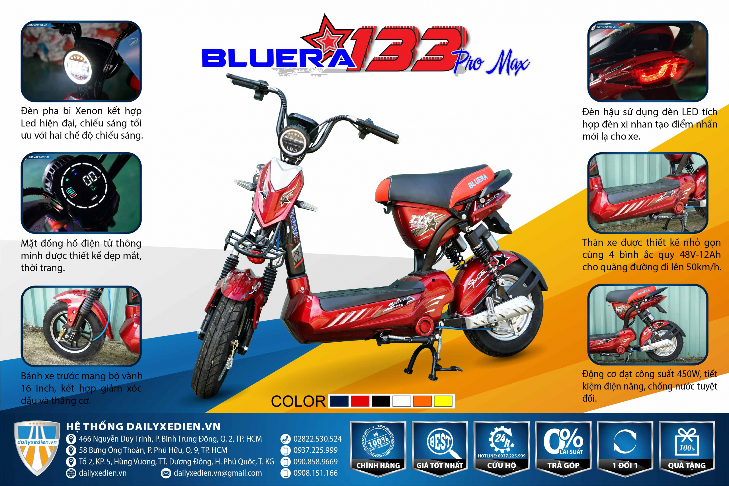 Xe đạp điện 133 Pro Max 2023
